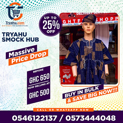 Buy Original Ghana Smocks Online | Authentic Fugu by Tryahu